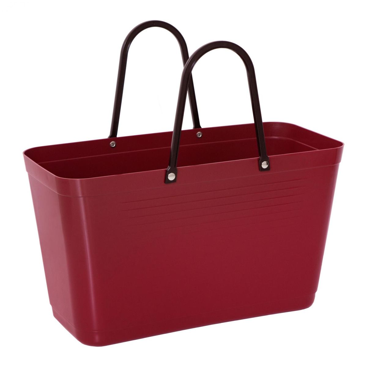 Vinrød stor bag