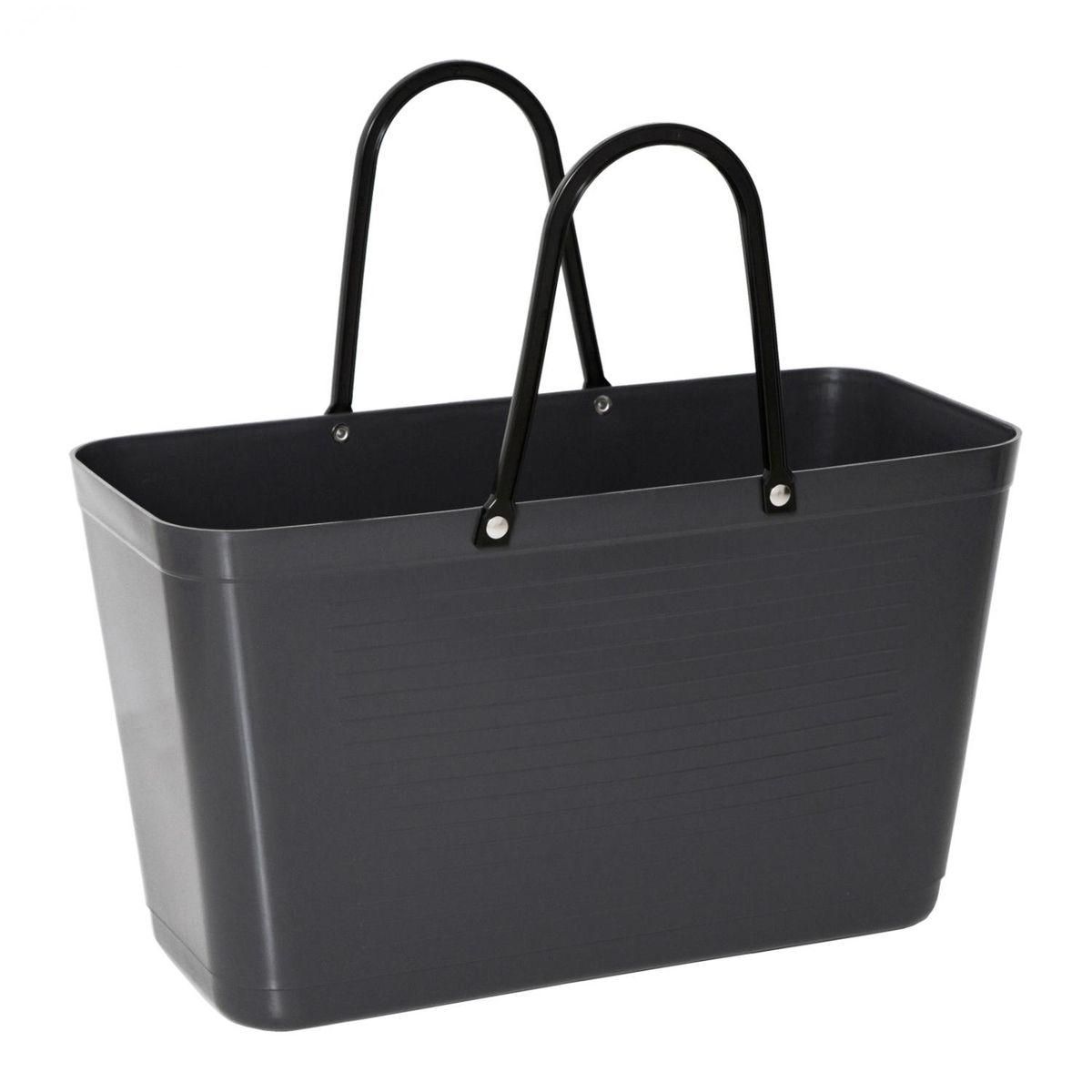 Mørkegrå stor bag